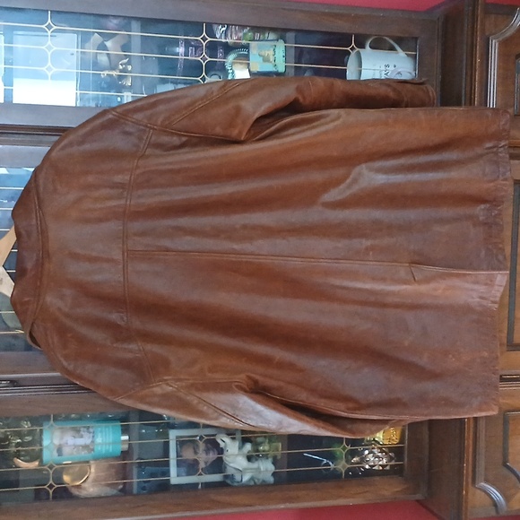 Vintage Gap Leather Coat - Picture 2 of 11